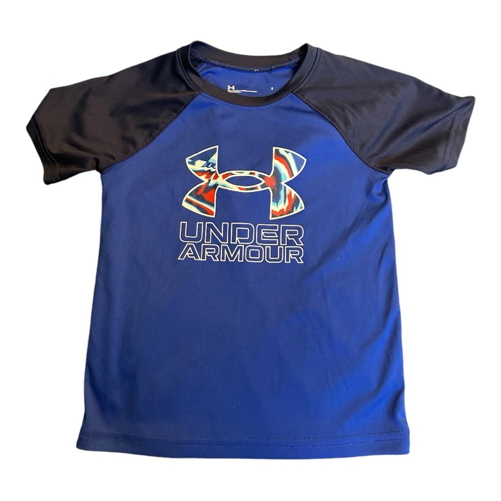 Under Armour Blue and Black T-Shirt